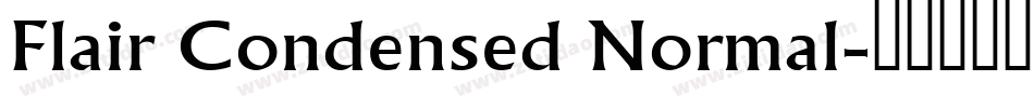 Flair Condensed Normal字体转换